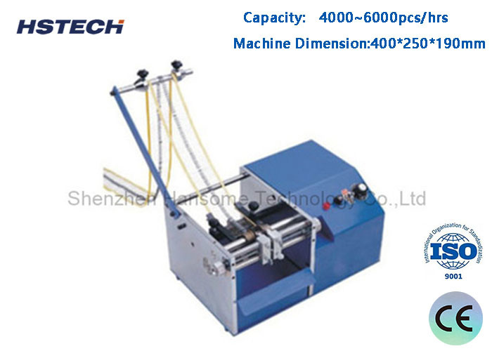 강철 블레이드 납 형성 기계 4000~6000 pcs / 시간 높은 용량 테이프 패키지 축 구성 요소 납 형성 기계
