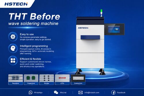 최신 회사 블로그 THT Before Wave Soldering AOI System – Automated PCB Inspection for SMT & THT Production Lines