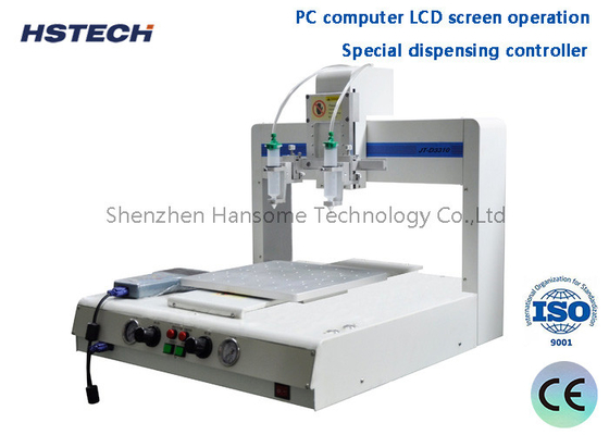 좋은 가격 PC 컴퓨터 LCD 화면 작동 특수 분배 컨트롤러 4 축 접착제 분배 기계 온라인으로