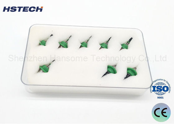 좋은 가격 내구성 있는 JUKI 503 509 노즐 회색 텅스텐 베이스 녹색 반사기 SMT 예비 부품 온라인으로