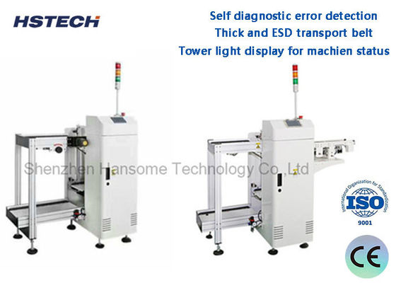 좋은 가격 두꺼운 및 ESD 운송 벨트 자기 진단 오류 탐지 PCB 로더 풀러 온라인으로