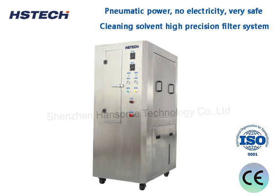 좋은 가격 완전히 Pneumatic 전력 스테인리스 스틸 캐비닛 SMT 스텐실 청소 장비 온라인으로