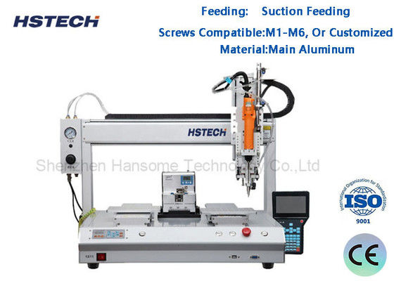 좋은 가격 이중 플랫폼 단일 피더 나사 고정 기계 4 축 나사 잠금 기계 HS-SL5331 온라인으로