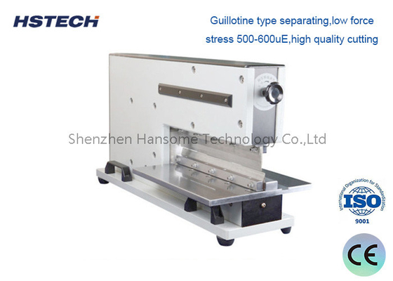좋은 가격 피트 스위치 Pneumatic PCB 디패널링 기계 선형 길로틴 절단 블레이드와 PCB 디패널링 장비 온라인으로