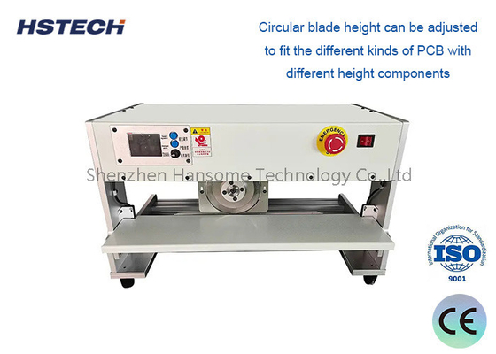 좋은 가격 고속 및 저압 PCB 디패널링 장비 HS-300 5-360mm 절단 길이 온라인으로