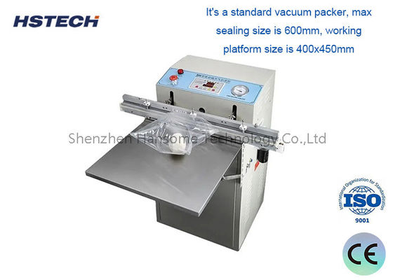 좋은 가격 바닥에 서 있는 외부 진공 포장기 고도 조절 및 자기 검출, 최대 600mm 밀폐 크기 온라인으로