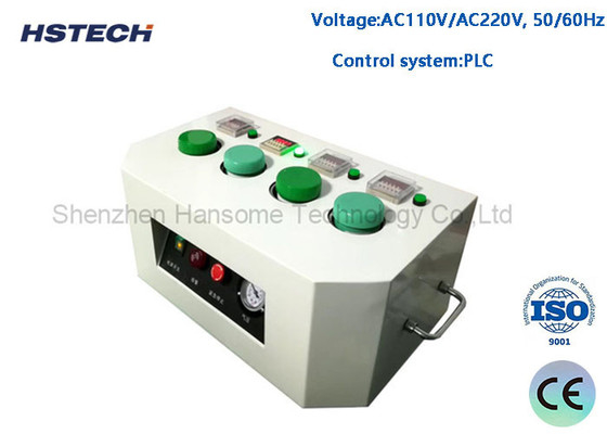 좋은 가격 공기 공급 하얀 색의 솔더 페이스트 기계 4 작업 탱크 자동 솔더 페이스트 녹기 기계 온라인으로