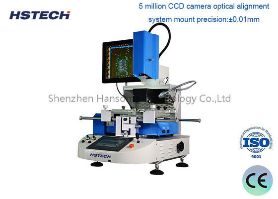 좋은 가격 고속 터치 스크린 BGA 재작업 스테이션 5 모드 스테핑 모터와 CCD 컬러 광학 정렬 시스템 ±0.01mm 장착 정확도 온라인으로