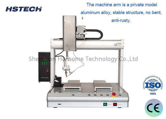 좋은 가격 고 정밀 자동 용접 로봇 데스크톱 용접 기계 4 축 하이윈 가이드 온라인으로