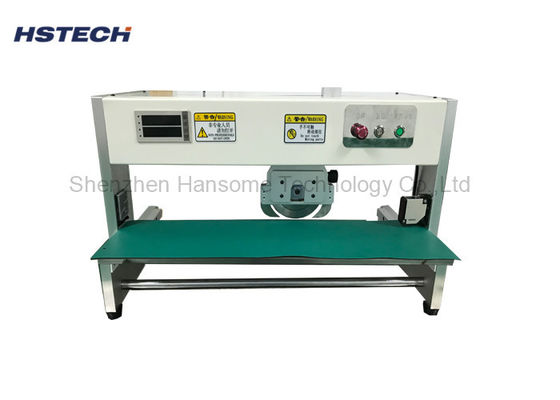 좋은 가격 400mm 길이 PCB 보드 절단 기계 원형 블레이드 이동 낮은 힘 스트레스 온라인으로