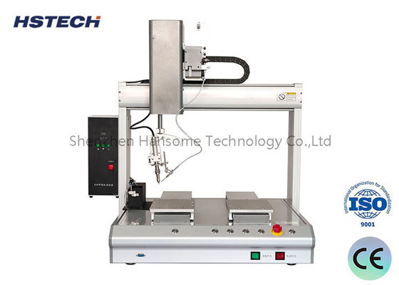 이중 작업 스테이션을 갖춘 두 개의 끝 자동 용접 로봇