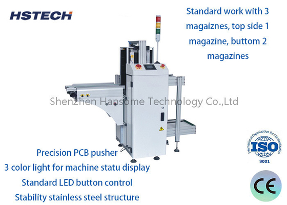 좋은 가격 3 컬러 라이트 250mm 330mm PCB 로더 매거진 로더 SMT 생산 라인을 위해 약 6 초 온라인으로