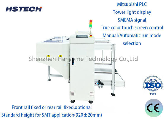 좋은 가격 SMT 생산을 위한 타워 라이트 디스플레이 및 Panasonic PLC를 갖춘 전문 듀얼 레일 디자인 PCB 언로더 온라인으로