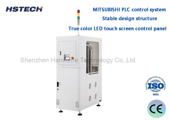 좋은 가격 MITSUBISHI PLC 제어 시스템 안정적인 설계 구조 FIFO LIFO, NG/OK 및 바이 패스 기능과 함께 PCB 버퍼 머신 온라인으로
