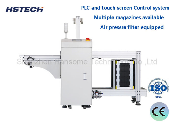 좋은 가격 PLC 및 터치 스크린 제어 시스템 내구성 설계 구조 자동 PCB 풀기 여러 매거진이 제공됩니다 온라인으로