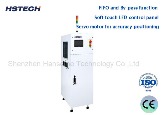 좋은 가격 소프트 터치 LED 제어 PCB 버퍼 머신 FIFO 및 바이 패스 기능과 함께 세르보 모터를 사용하여 온라인으로