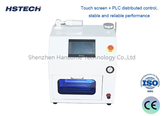 좋은 가격 PLC 터치 스크린 SMT 노즐 클리너 HS-800 녹색 색상 커버 온라인으로