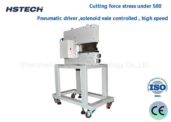 V-CUT PCB Pneumatic PCB Depanelizer 쉽게 작동하기 위해 조정 가능한 블레이드 높이