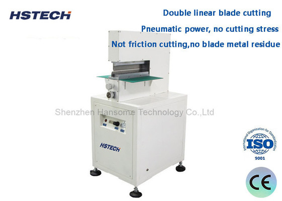 좋은 가격 Pneumatic Power PCB Depaneling Equipment V Cut PCB Depanelizer Double Linear Blade Cuting (공압 전력 PCB 디패널링 장비 V 절단 PCB 디패널라이저, 쌍선형 블레이드 절단) 온라인으로