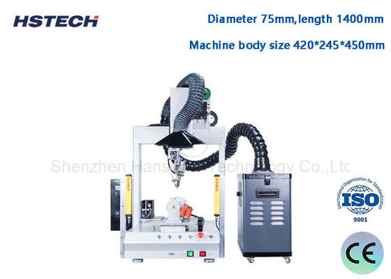 공기 정화용 스모그 클리너와 자동 데스크톱 용접 로봇 HS-S331RA