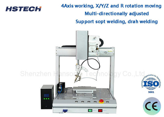 좋은 가격 4Axis 고속 데스크톱 용접 기계 시간 벨트와 자동 용접 로봇 온라인으로