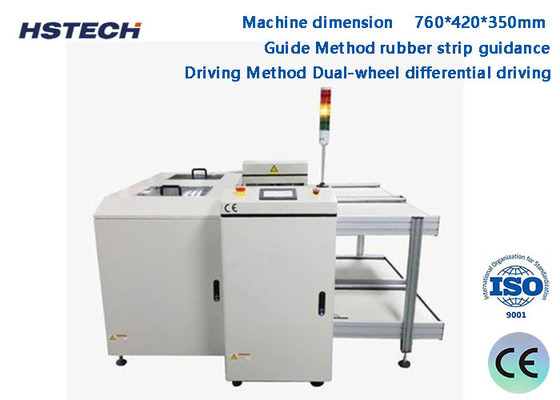좋은 가격 DC24V 충전 가능한 100KG 부하 용량 고무 스트립 자동 유도 차량 HS-200A 온라인으로