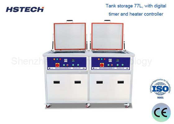 좋은 가격 SUS 스테인리스 스틸 77L 초음파 청소 기계 3000W 난방 전력 온라인으로