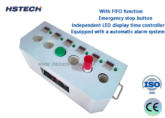 좋은 가격 LED 디스플레이 시간 컨트롤러와 FIFO 기능과 함께 새로운 6 작업 탱크 솔더 페이스트 녹기 기계 온라인으로