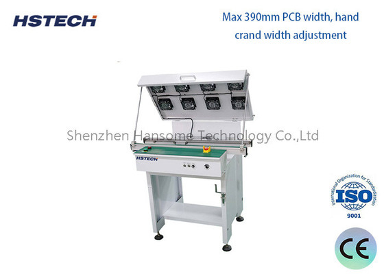 좋은 가격 최대 390mm SMT 컨베이어 PCB 너비 SMEMA 신호 PCB 처리 장비 ESD 평면 벨트 온라인으로