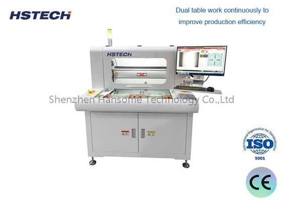 좋은 가격 RT350/360/360A/380A 최대 스핀드 속도 60000rpm의 트윈 플랫폼 오프라인 PCB 라우터 온라인으로