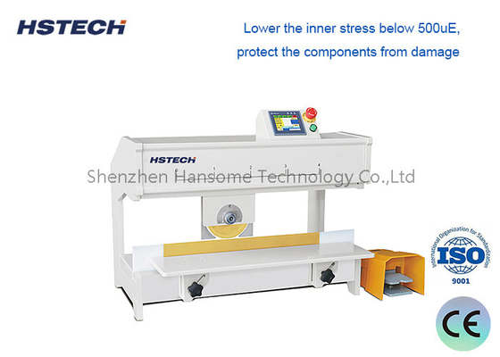 좋은 가격 V-그루브 HS-320 모델의 얇은 보드를 스트레스 없이 절단하기 위한 Pneumatic PCB Depaneling 장비 온라인으로