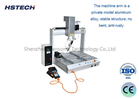 4 축 데스크톱 용접 기계와 Hiwin 선형 가이드 및 자동 청소 기능