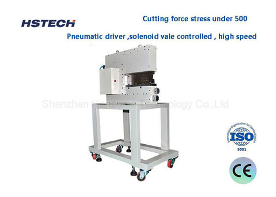 좋은 가격 고급 선형 블레이드 PCB 디패널링 장비, 극저단 절단 힘 다른 이름 Pneumatic PCB 분리기 온라인으로