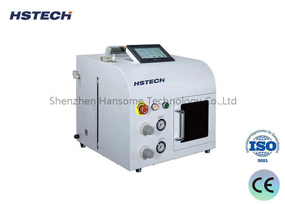 좋은 가격 고효율 SMT 청소장치 HS-800 PLC 터치 스크린과 녹색 커버 온라인으로