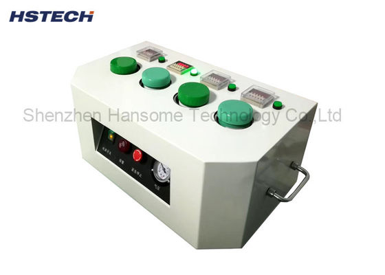 좋은 가격 공기 공급 하얀 색상 솔더 페이스트 머신 4 작업 탱크 AC 110V/AC220V 50/60Hz 온라인으로